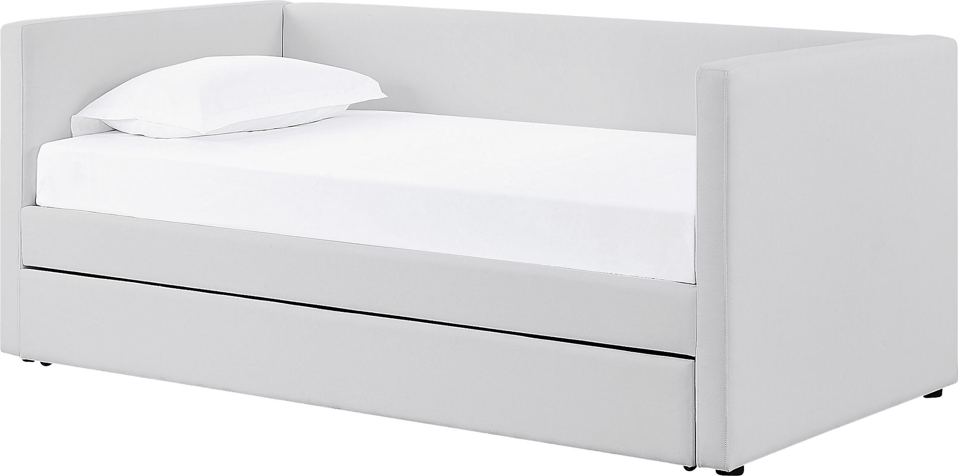 Caulfieldy Gray Twin Daybed with Trundle - Image 1