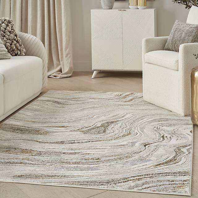 Caulgan Gray/Gold 3'11 x 5'11 Rug - Thumbnail - Image 3