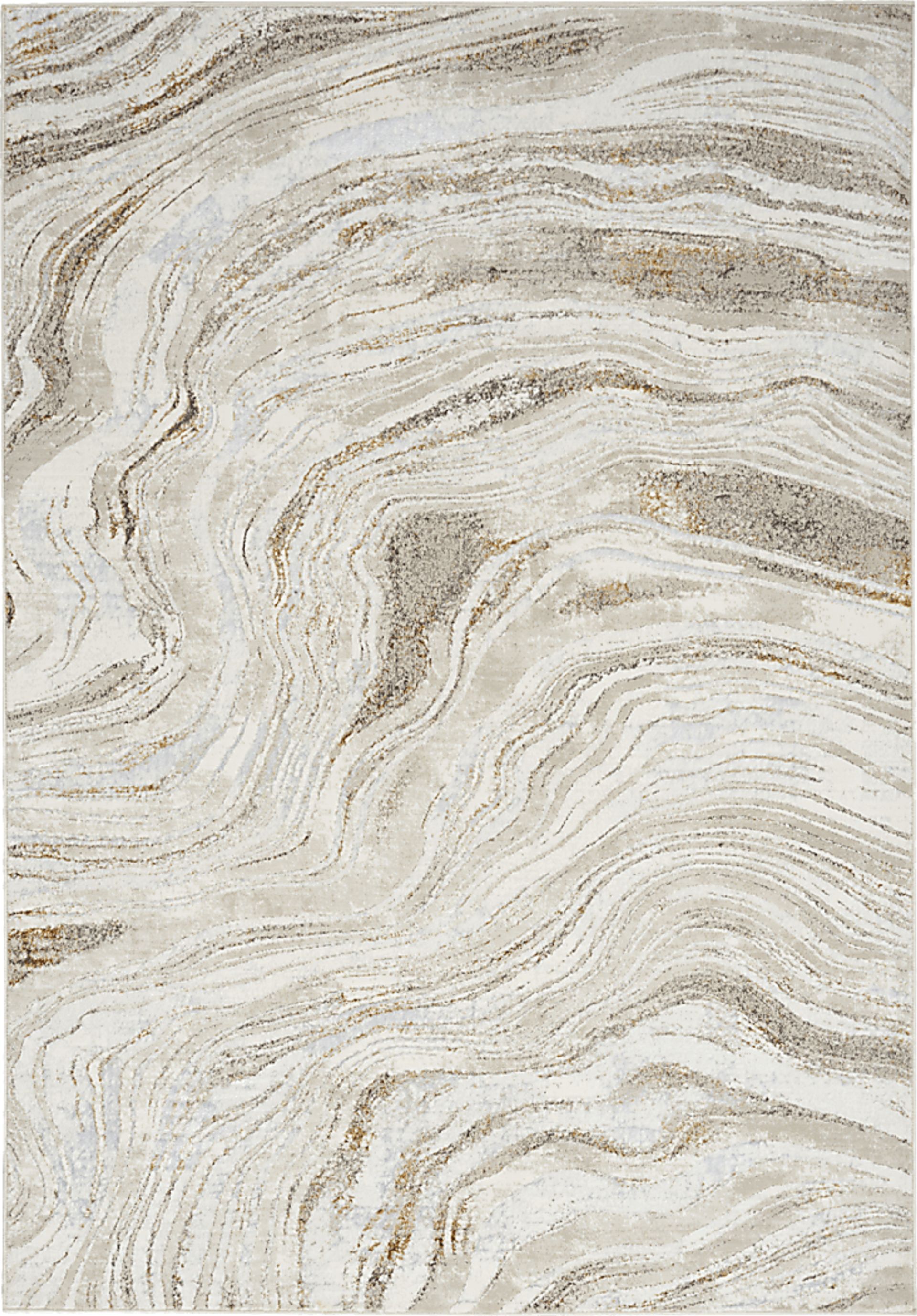 Caulgan Gray/Gold 3'11 x 5'11 Rug - Image 1