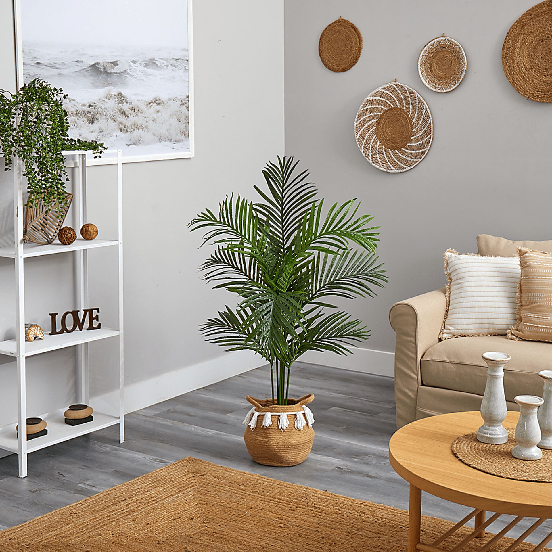 Caurina Green Tree with Basket - Image 2