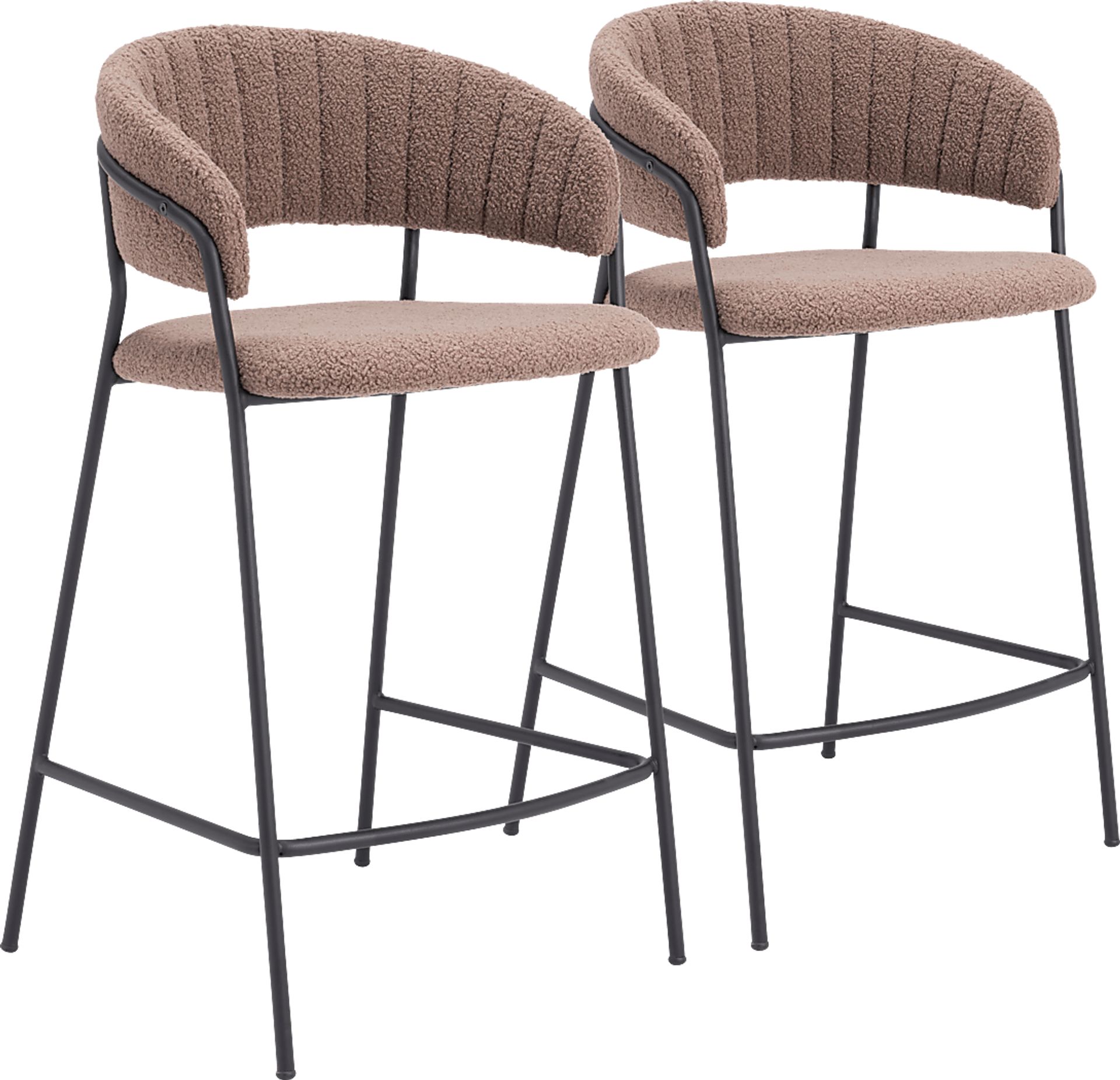 Causbie Brown Counter Height Stool, Set of 2 - Image 1