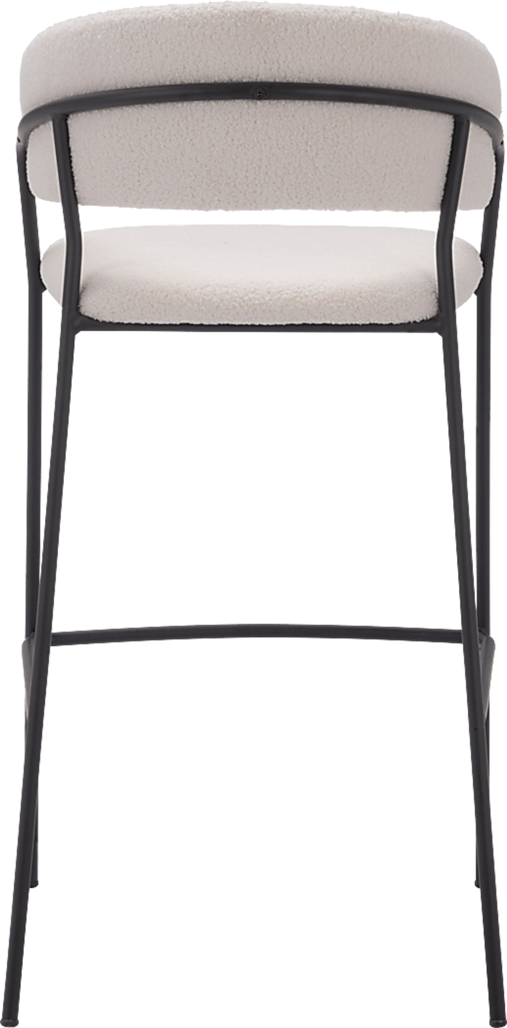 Causbie White Barstool, Set of 2 - Image 5
