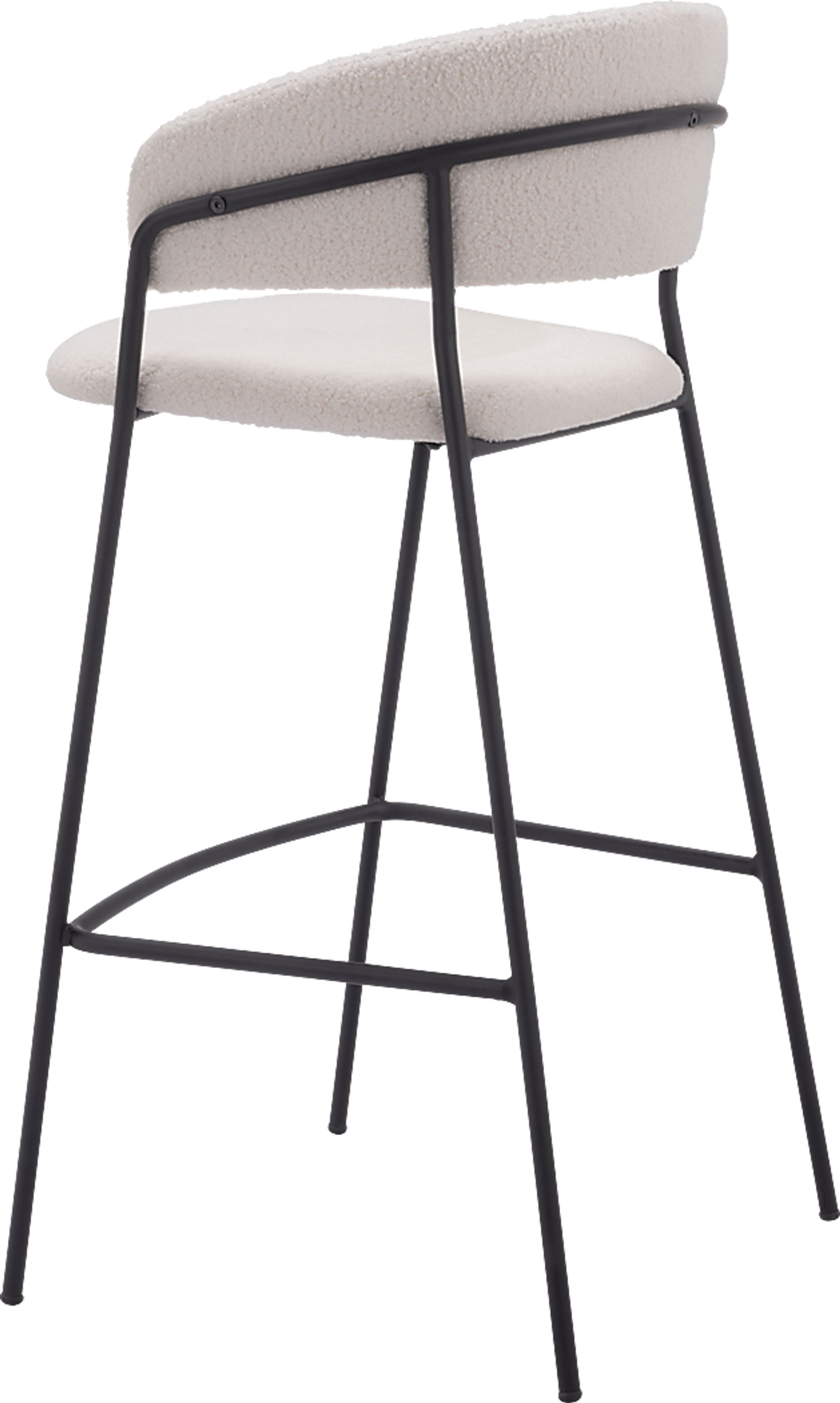 Causbie White Barstool, Set of 2 - Image 6