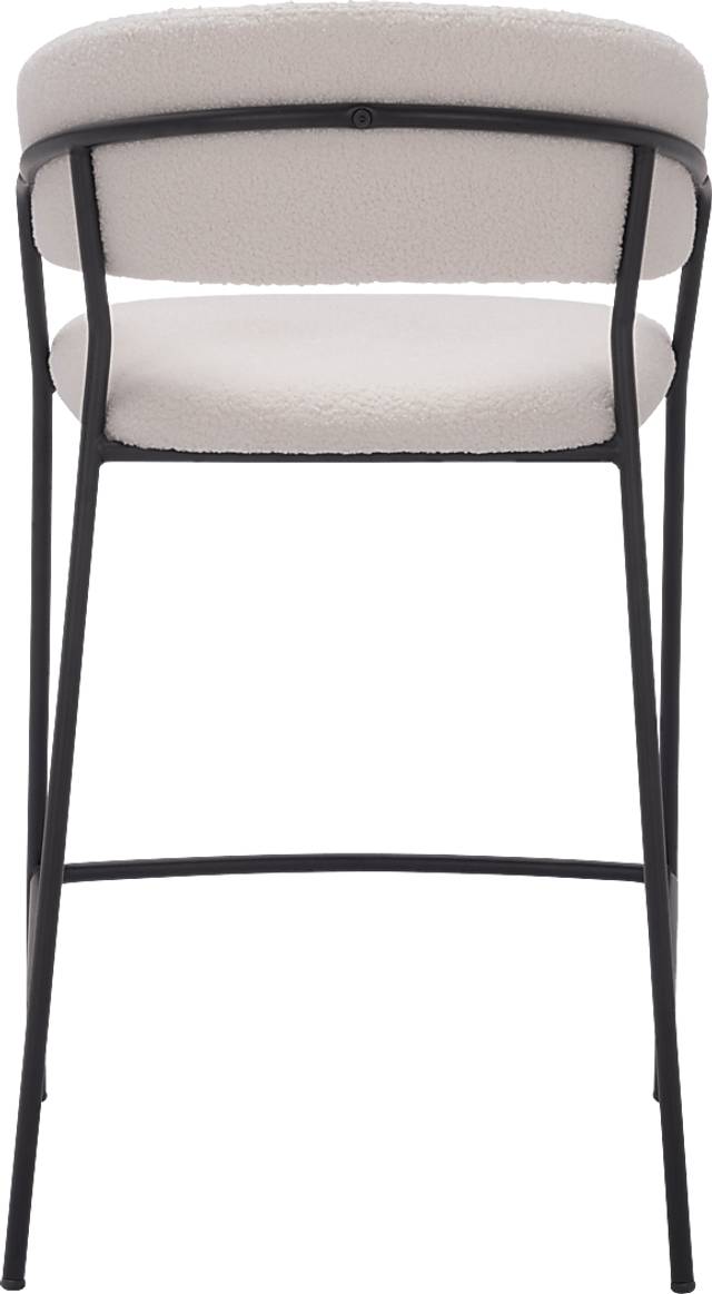 Causbie White Counter Height Stool, Set of 2 - Thumbnail - Image 5