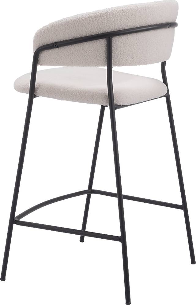Causbie White Counter Height Stool, Set of 2 - Thumbnail - Image 6