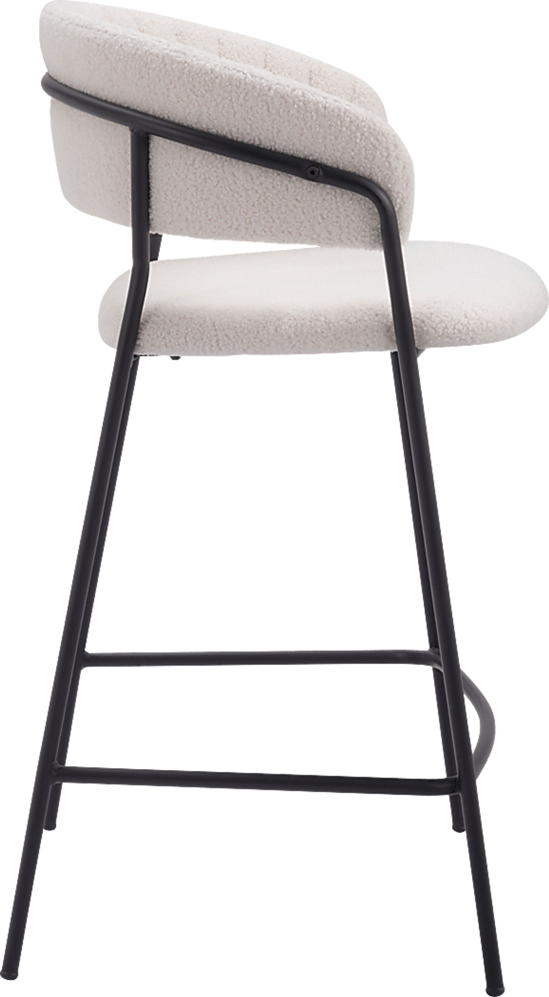 Causbie White Counter Height Stool, Set of 2 - Image 7
