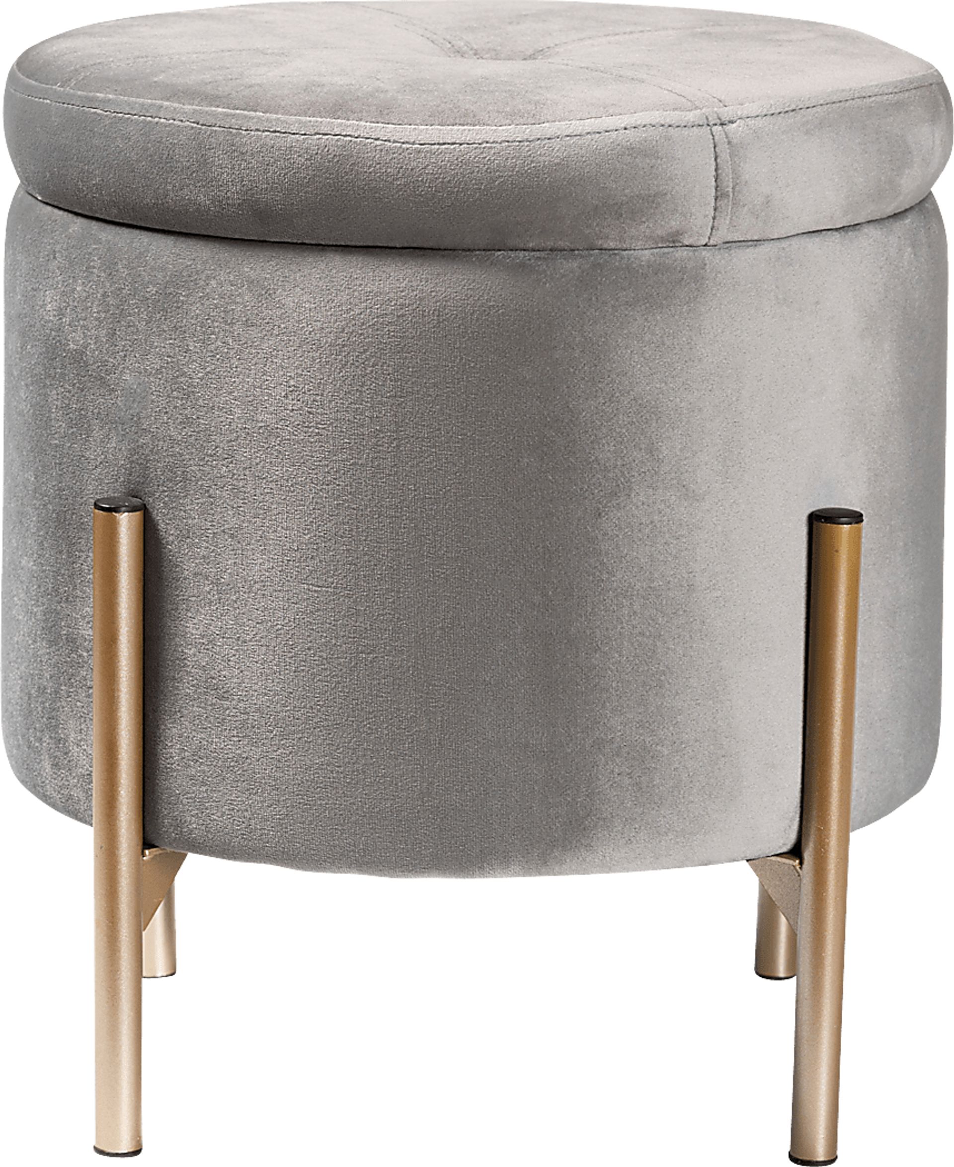 Causton Gray Ottoman - Image 3