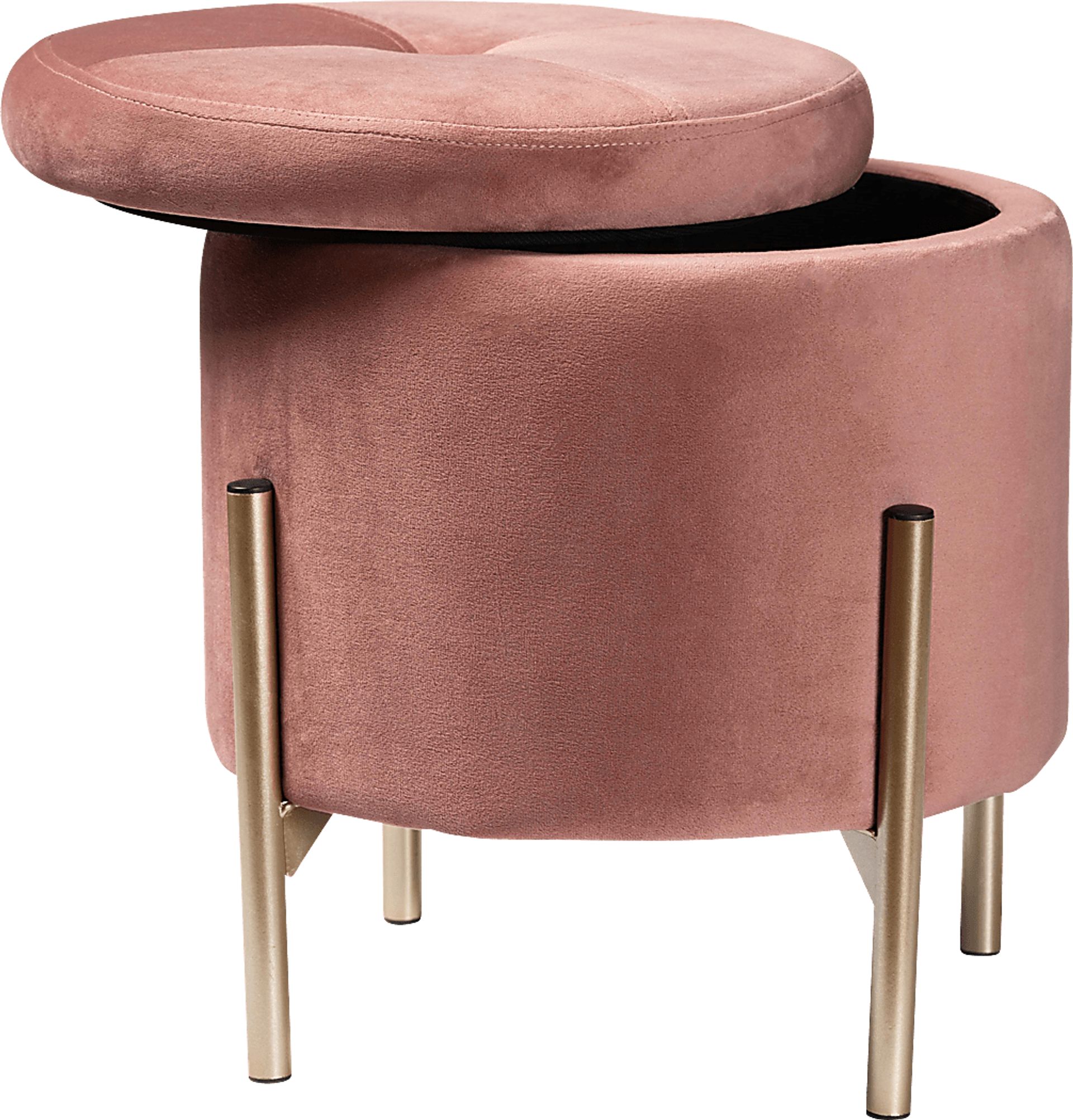 Causton Pink Ottoman - Image 2