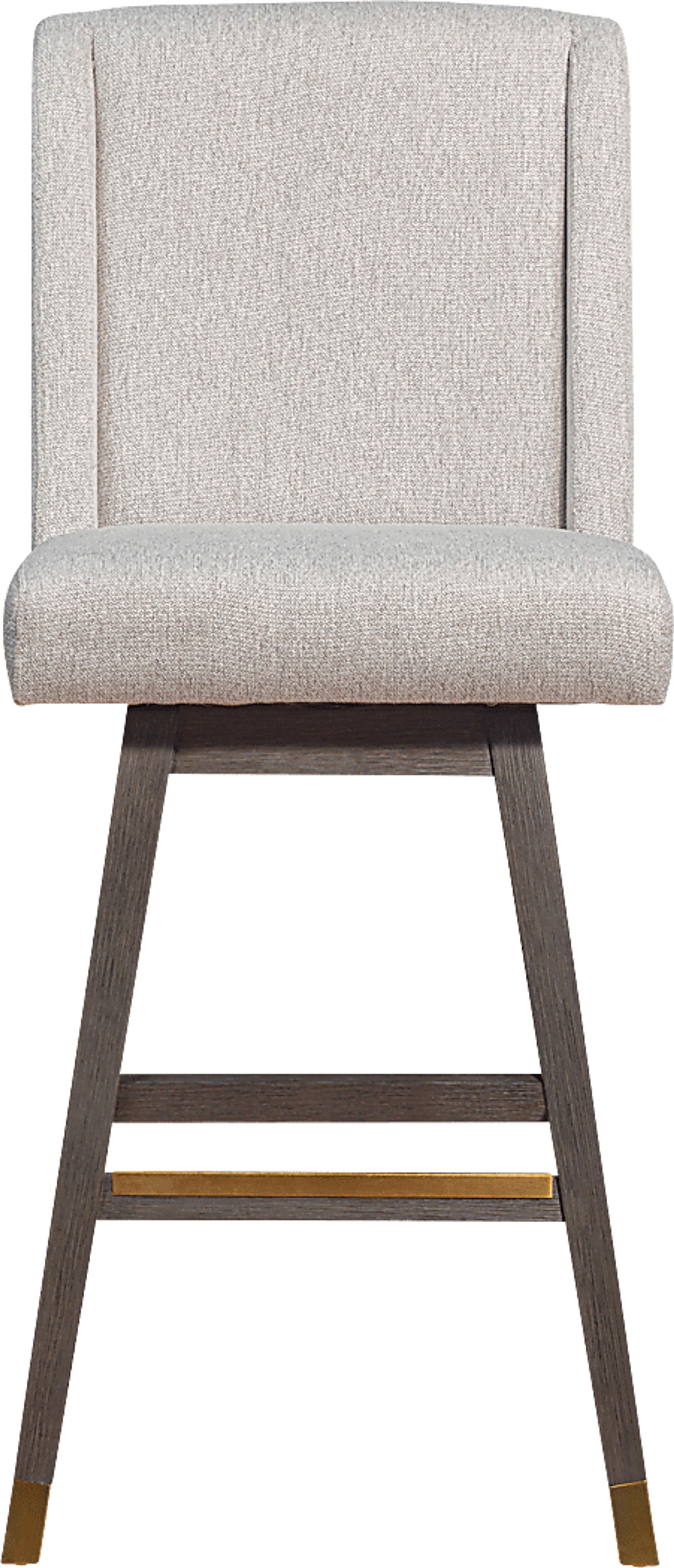 Cauthorn Beige Swivel Bar Stool - Image 3