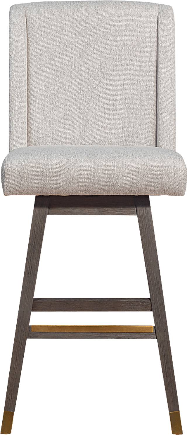 Cauthorn Beige Swivel Barstool - Thumbnail - Image 3