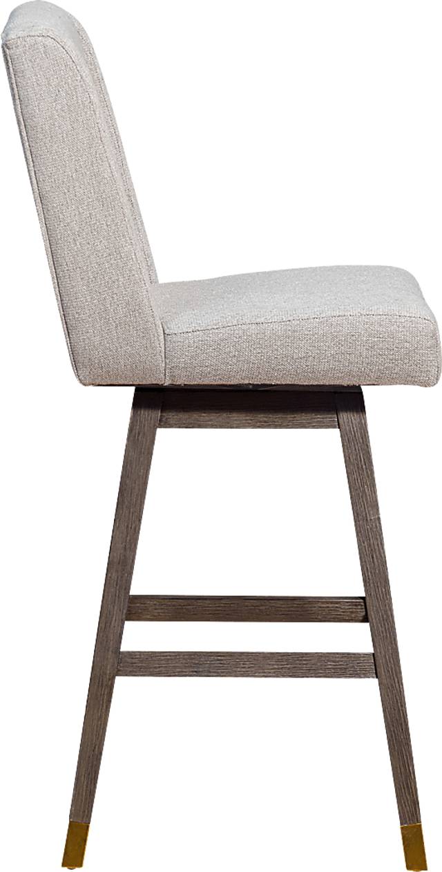 Cauthorn Beige Swivel Barstool - Thumbnail - Image 5