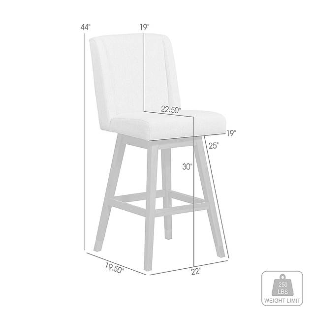 Cauthorn Beige Swivel Barstool - Thumbnail - Image 10