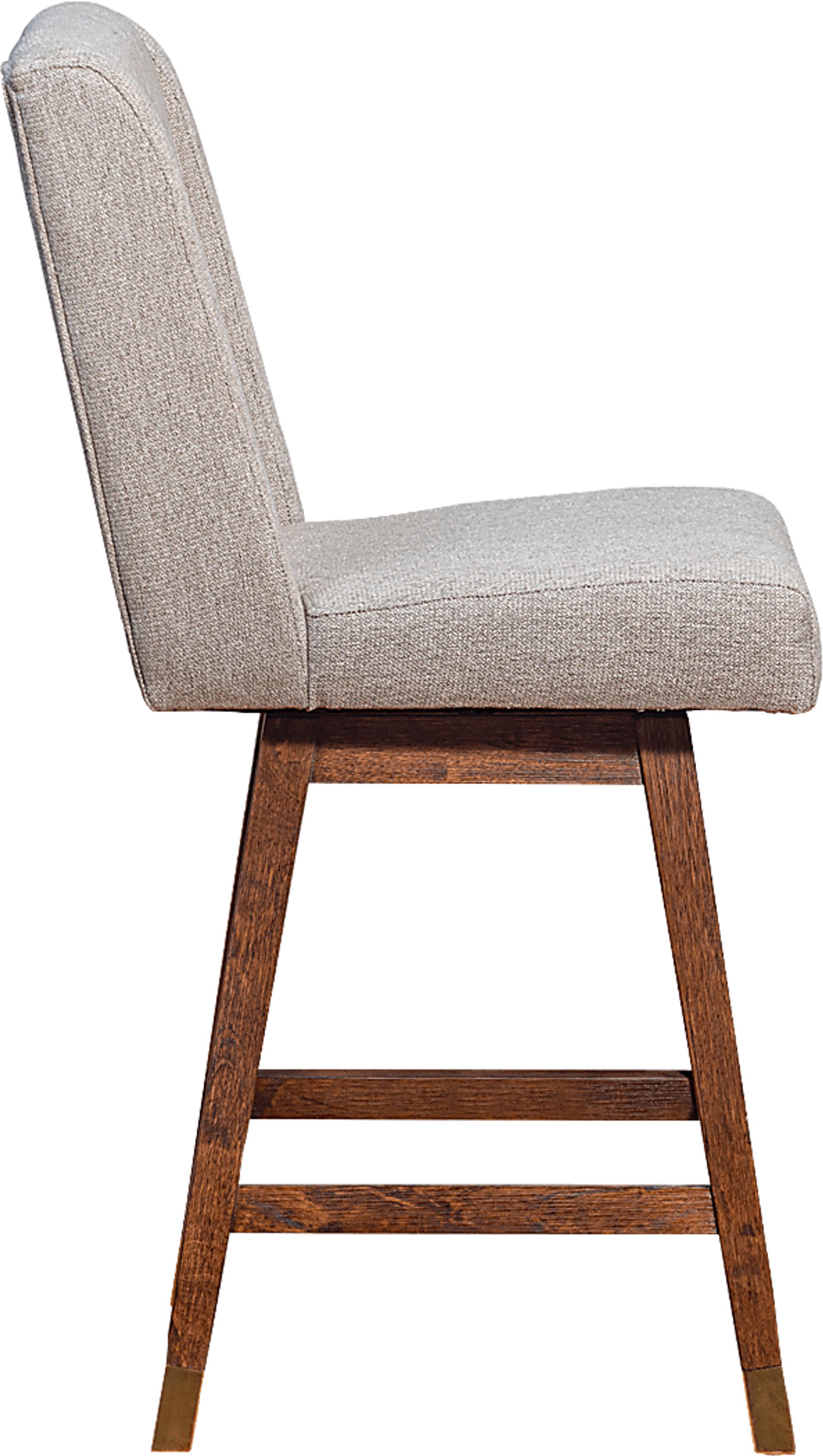 Cauthorn Beige Swivel Counter Stool - Image 5