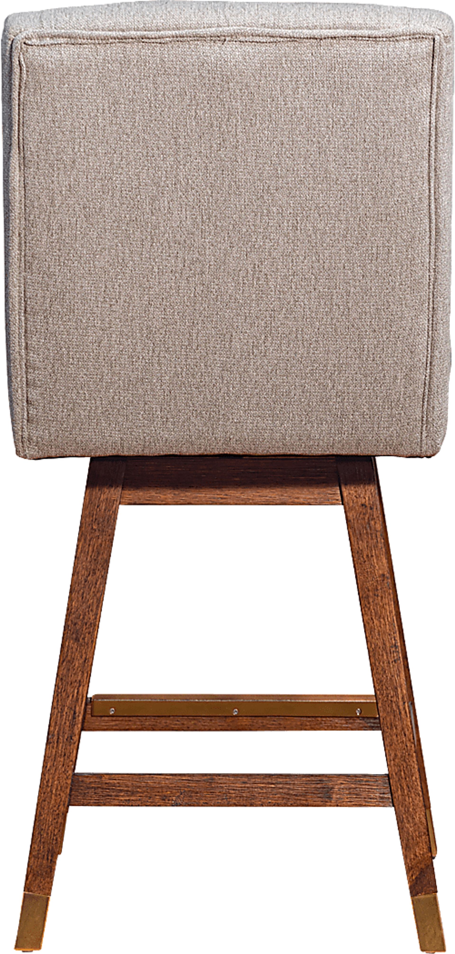 Cauthorn Beige Swivel Counter Stool - Image 6