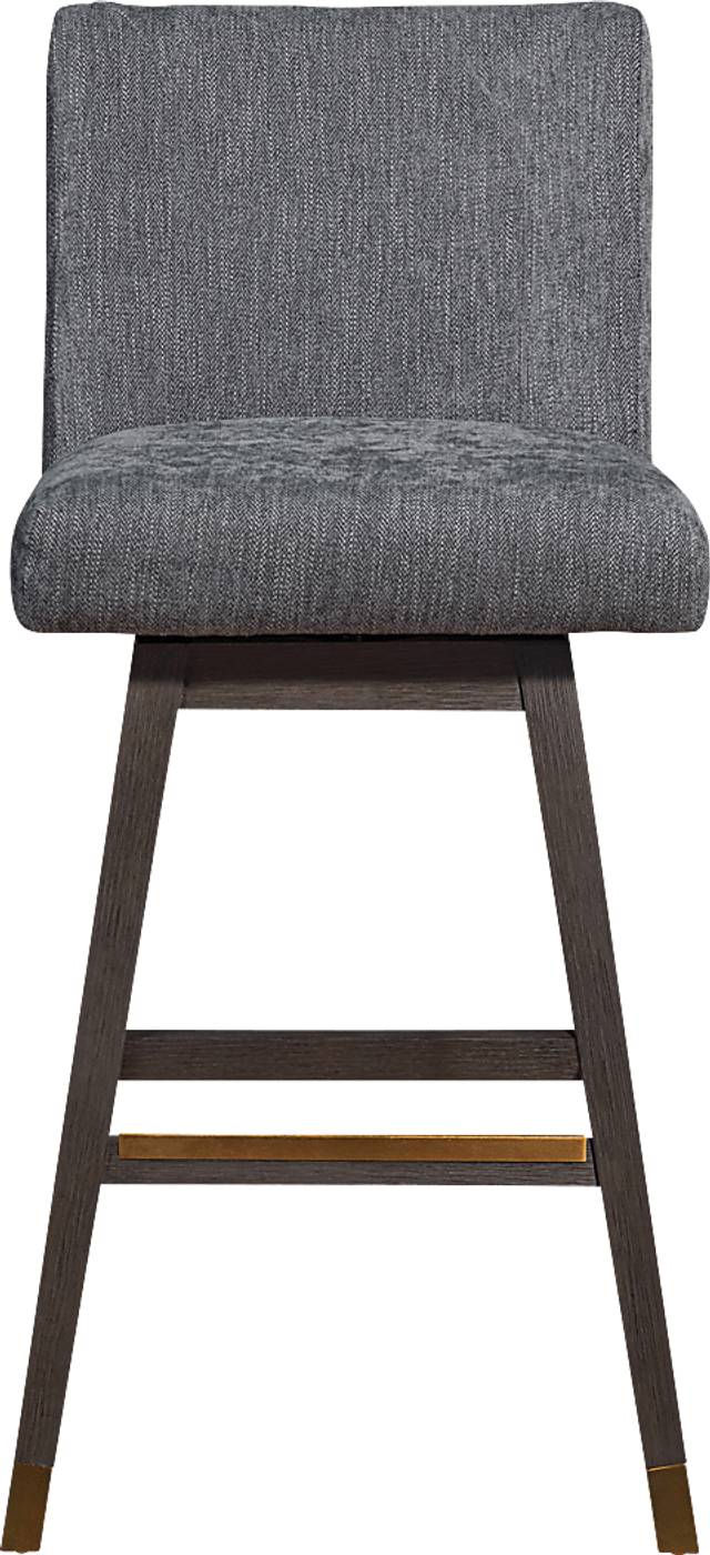 Cauthorn Gray Swivel Barstool - Thumbnail - Image 3