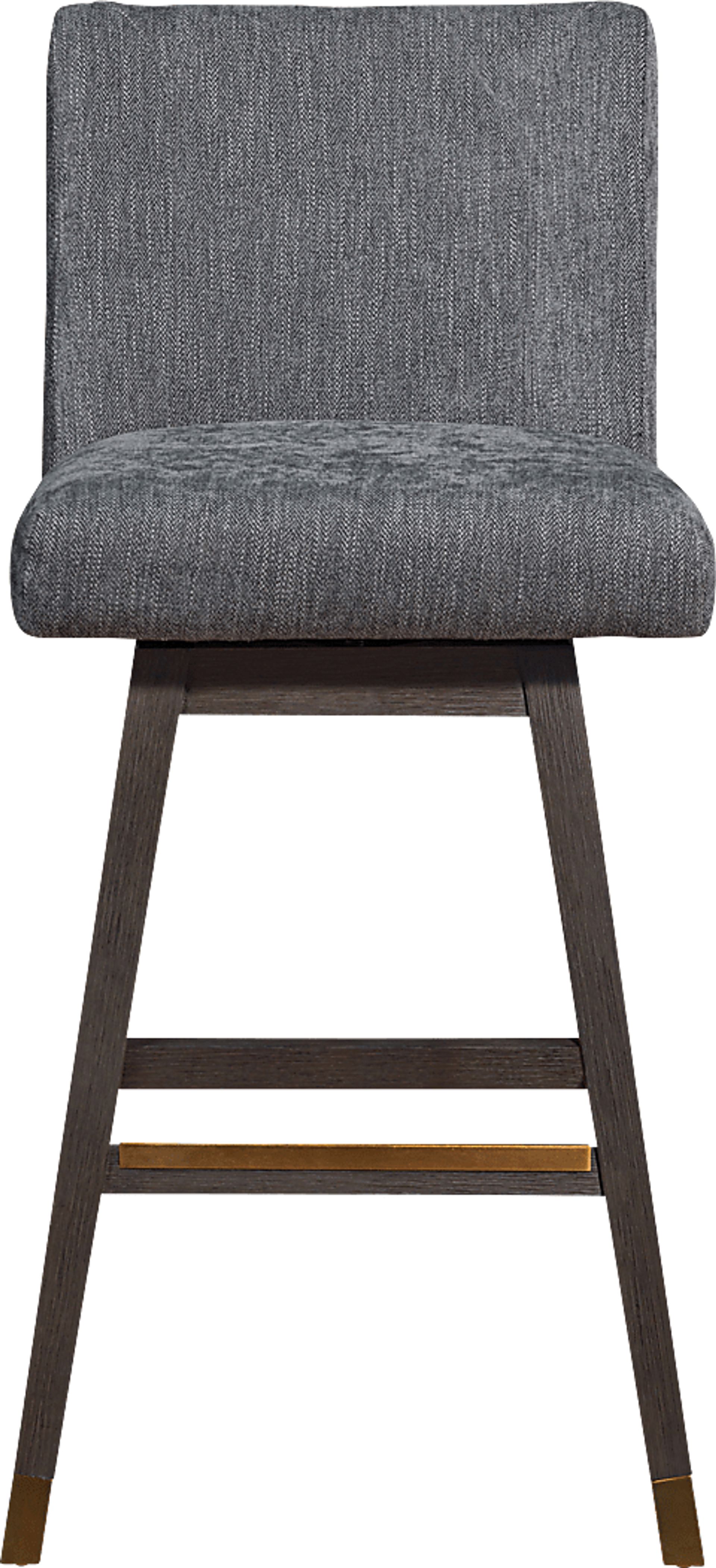 Cauthorn Gray Swivel Barstool - Image 3