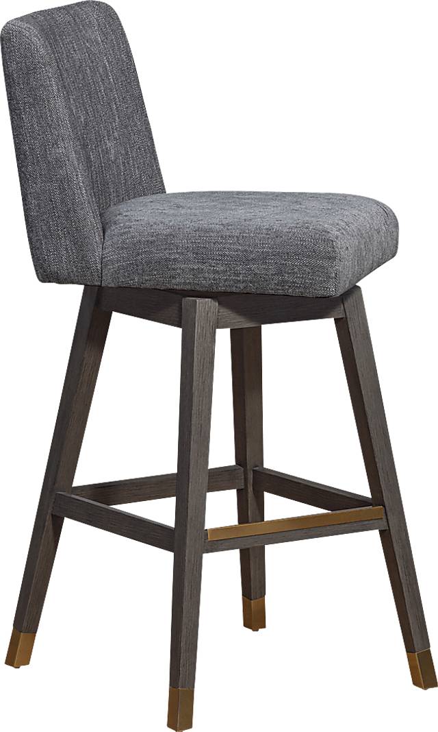 Cauthorn Gray Swivel Barstool - Thumbnail - Image 4