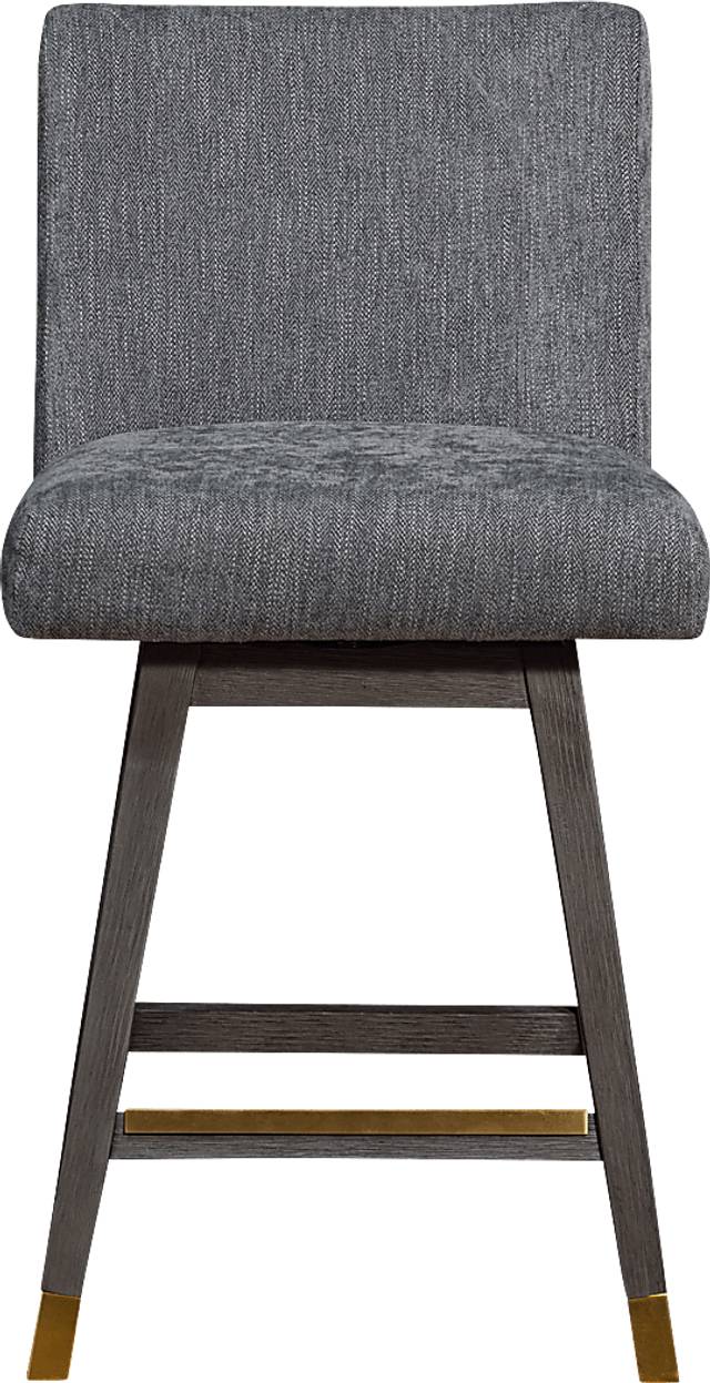 Cauthorn Gray Swivel Counter Stool - Thumbnail - Image 3