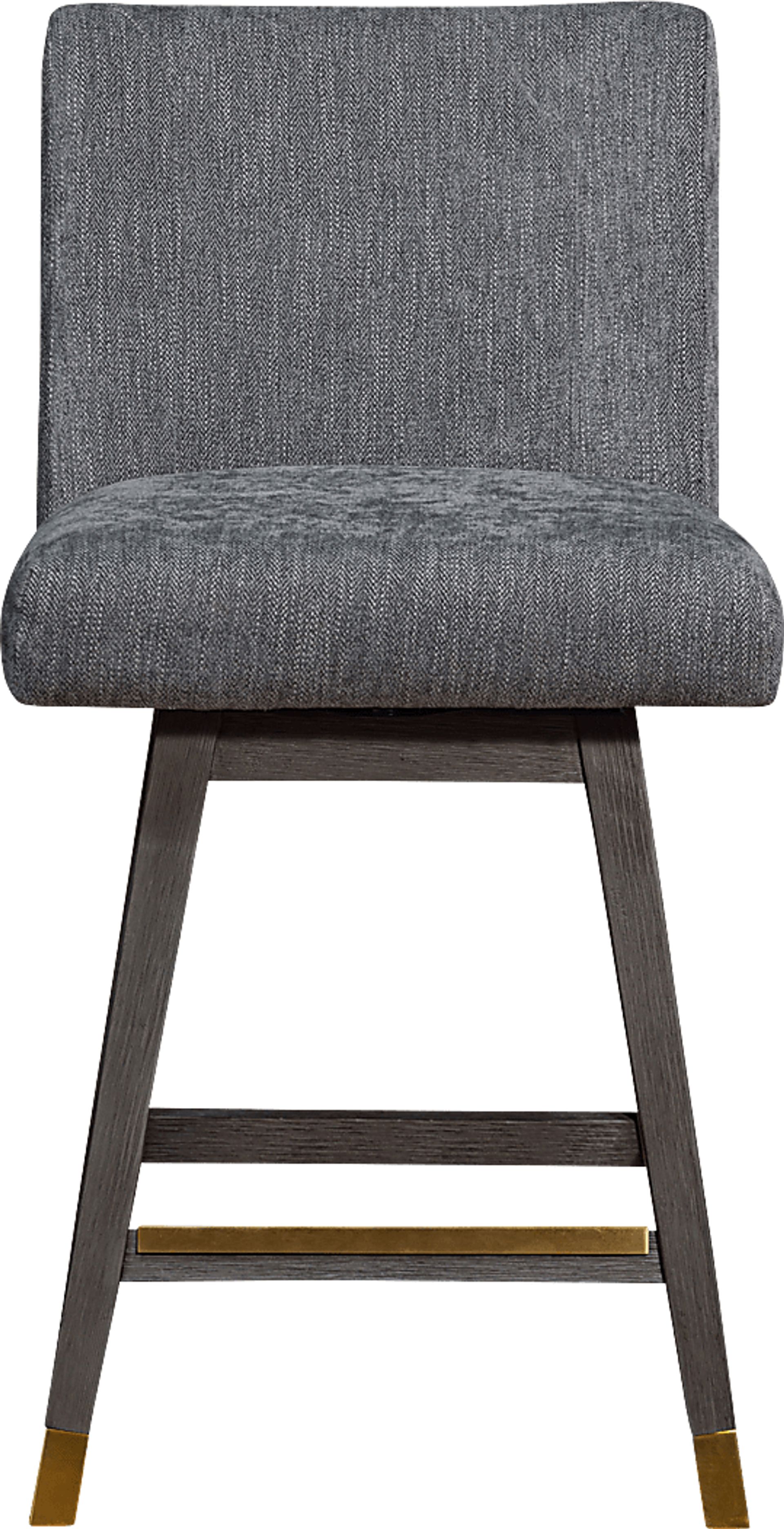 Cauthorn Gray Swivel Counter Stool - Image 3