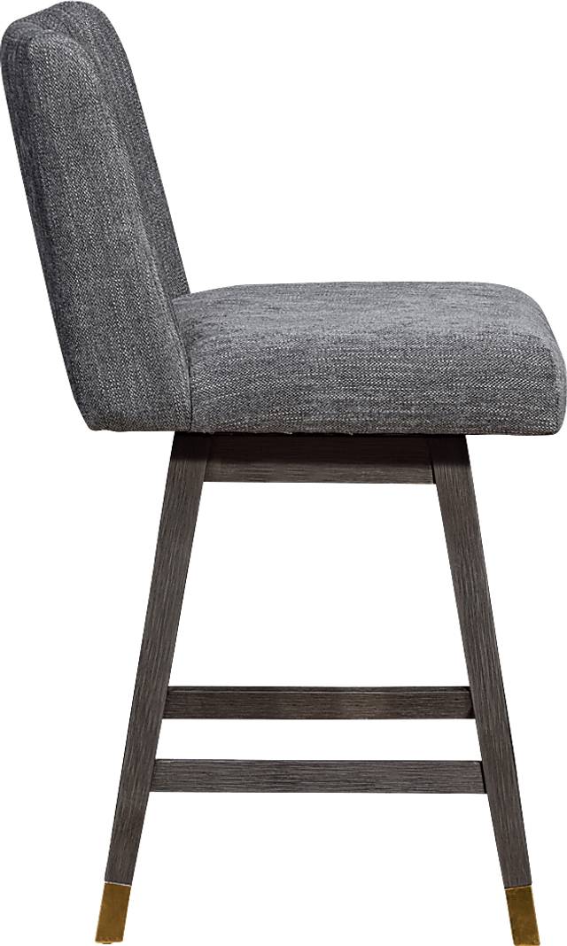 Cauthorn Gray Swivel Counter Stool - Thumbnail - Image 5