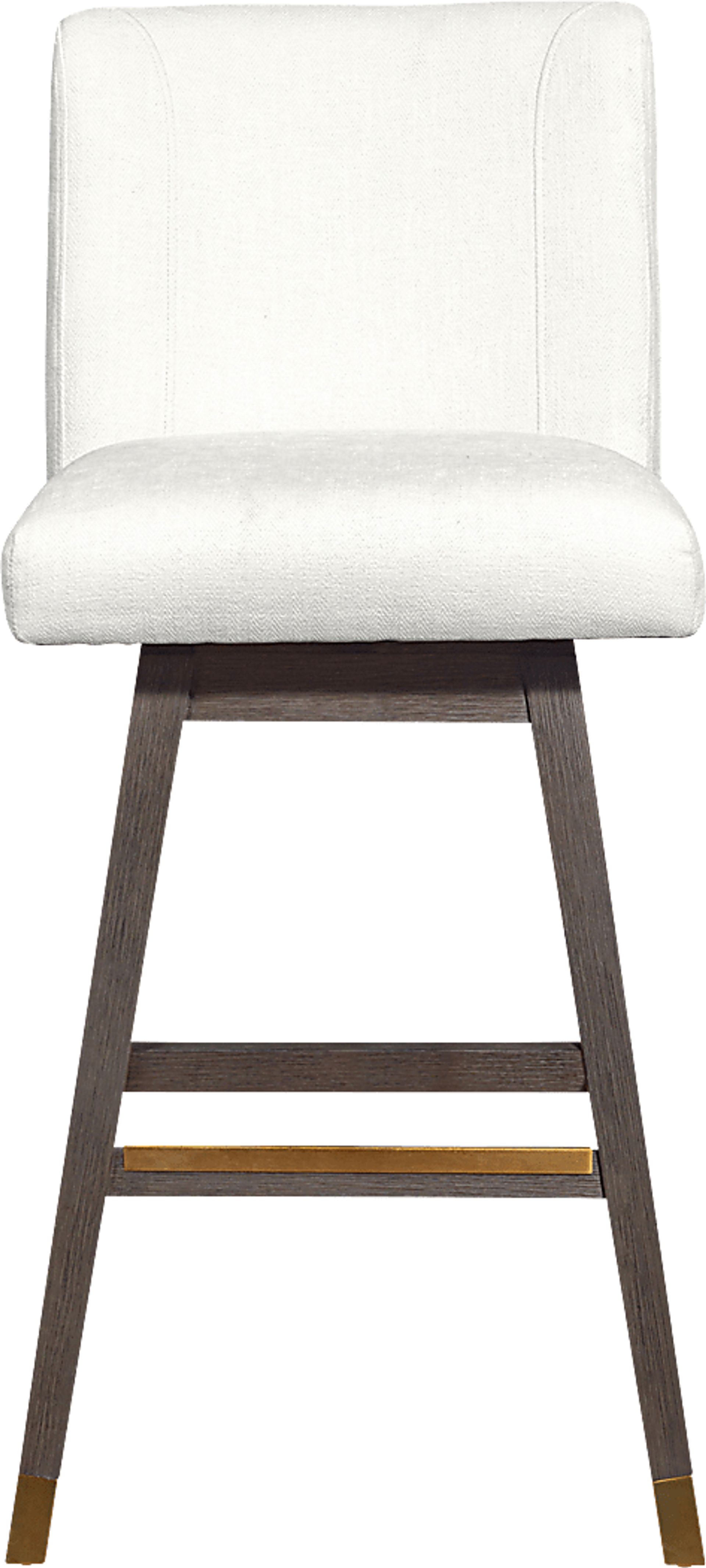 Cauthorn Ivory Swivel Barstool - Image 3