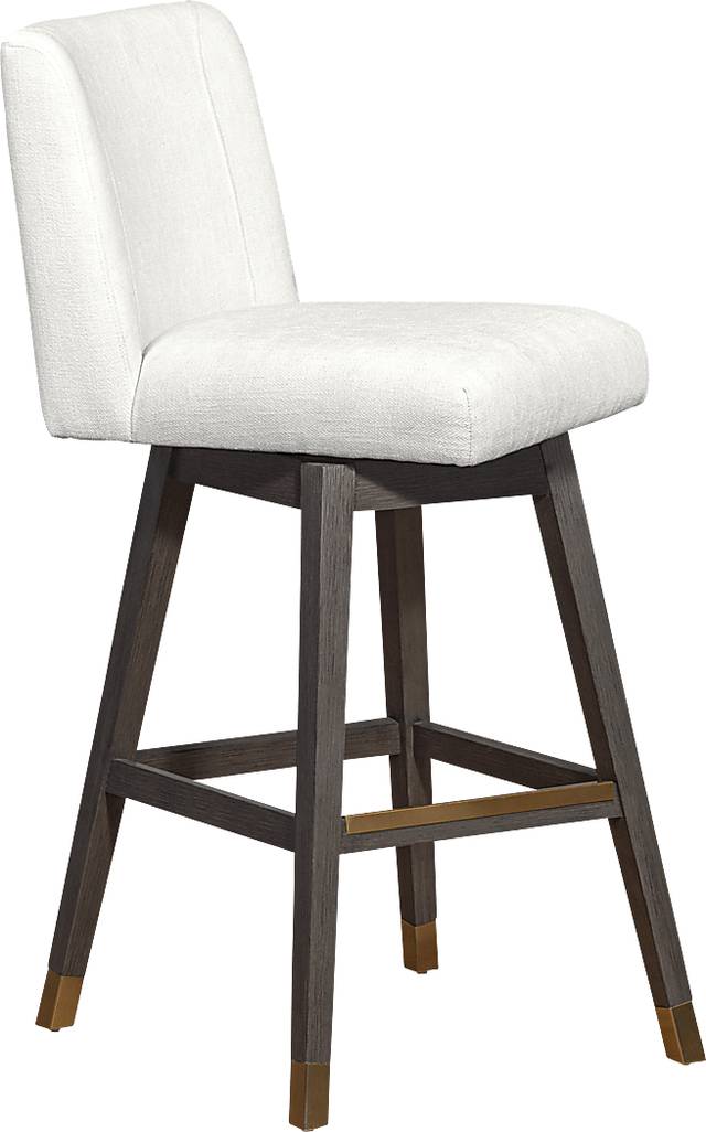 Cauthorn Ivory Swivel Barstool - Thumbnail - Image 4