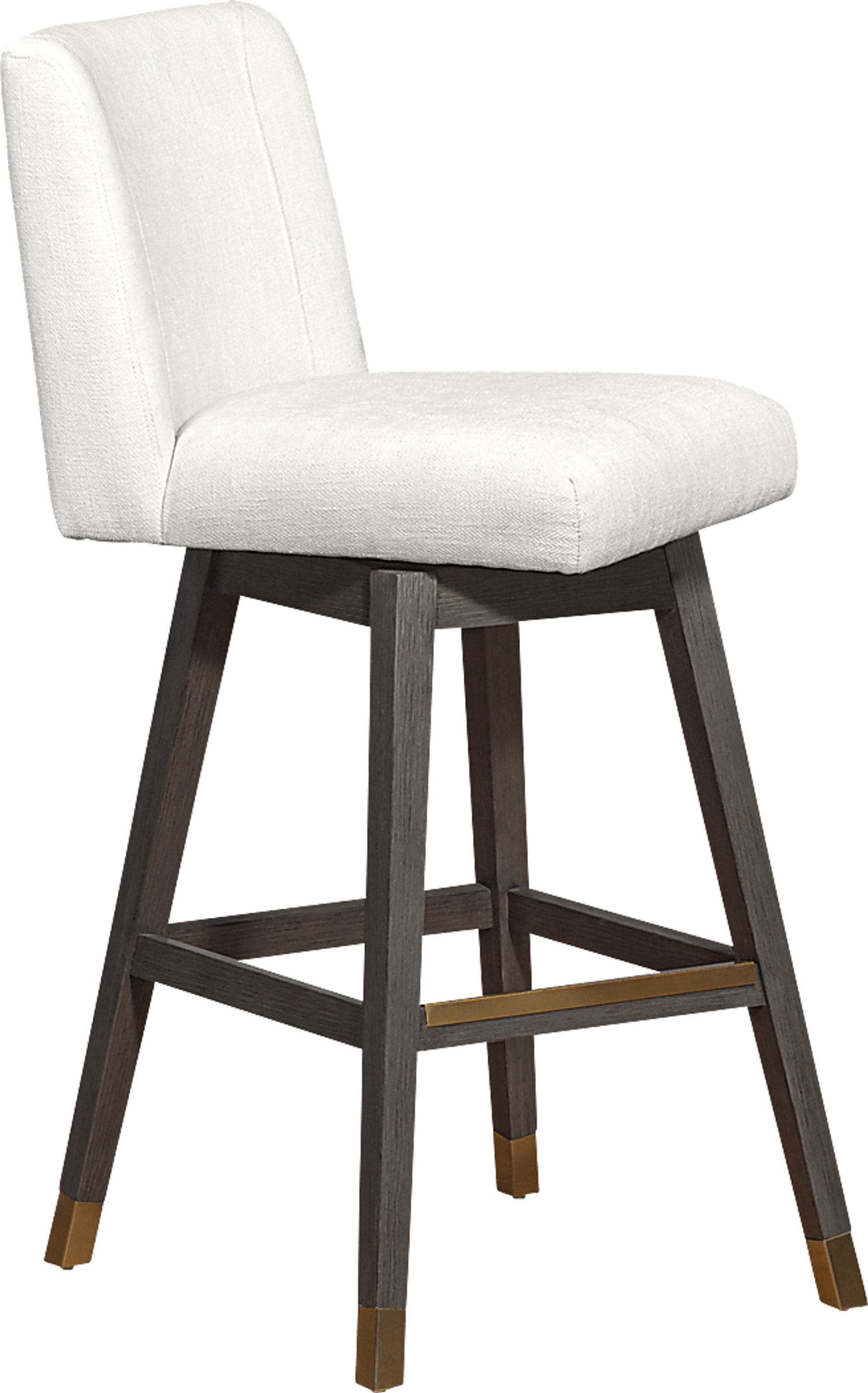 Cauthorn Ivory Swivel Barstool - Image 4