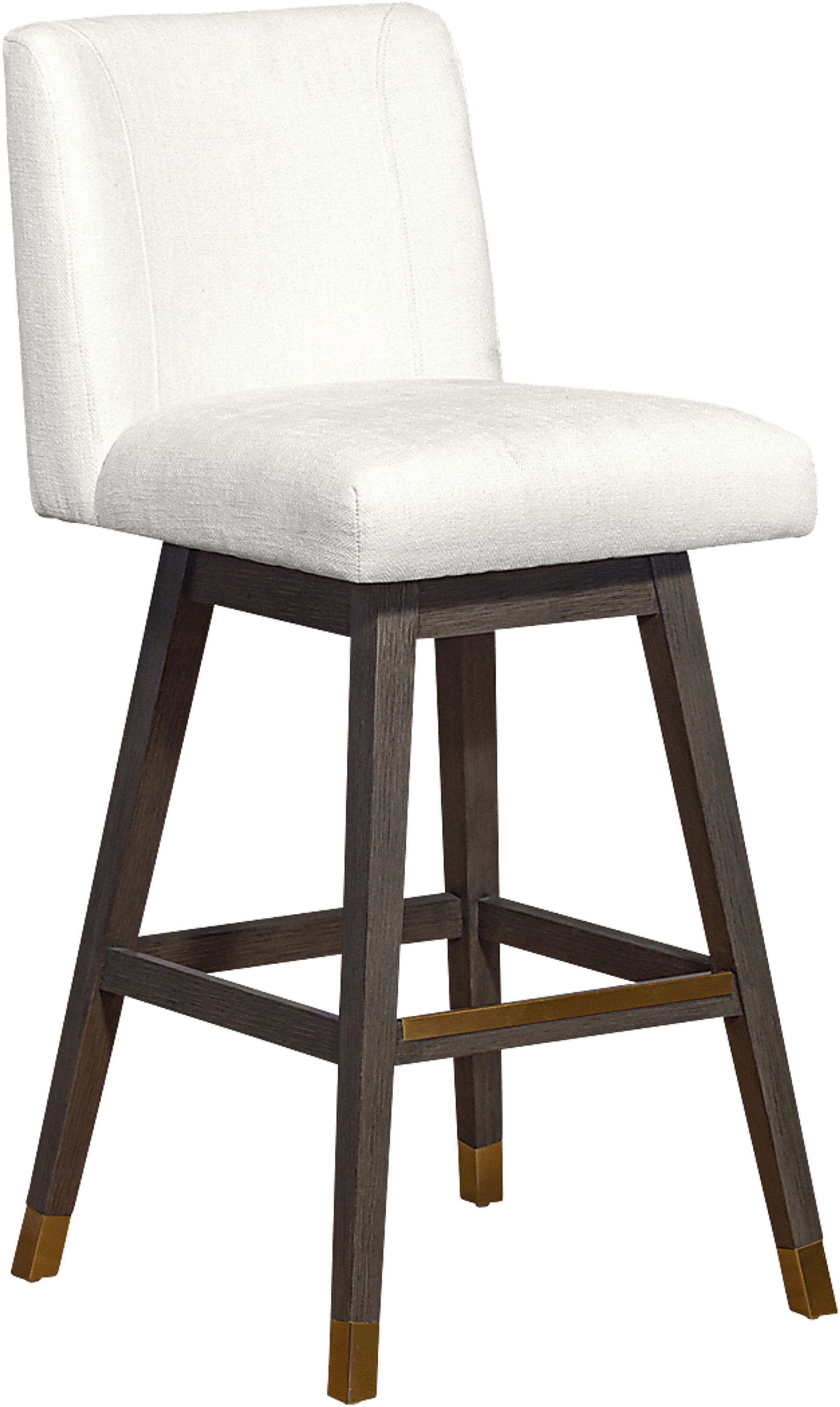 Cauthorn Ivory Swivel Barstool - Image 1