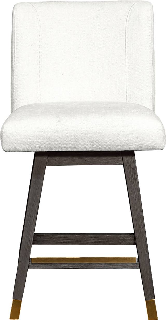 Cauthorn Ivory Swivel Counter Stool - Thumbnail - Image 3