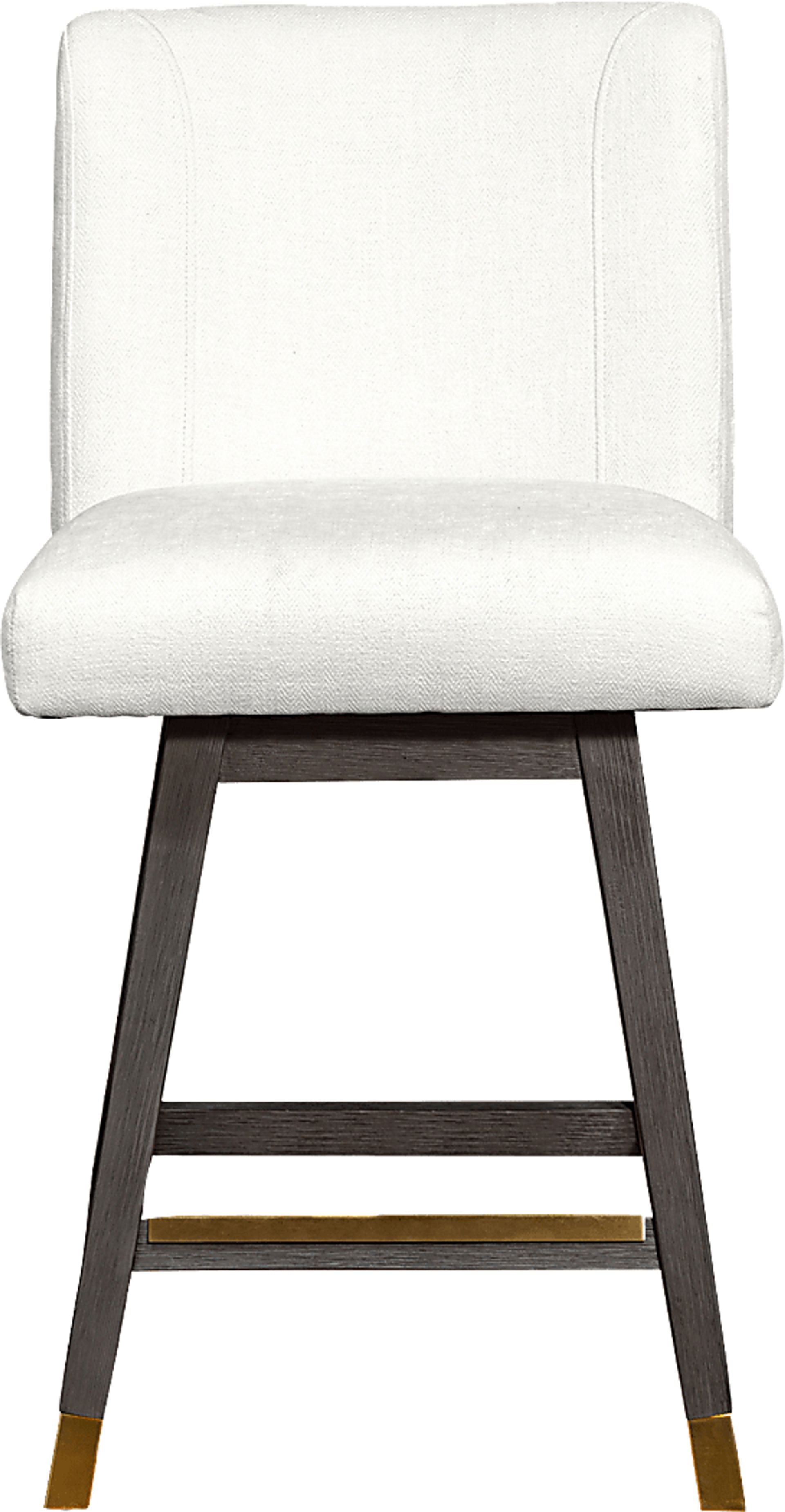 Cauthorn Ivory Swivel Counter Stool - Image 3