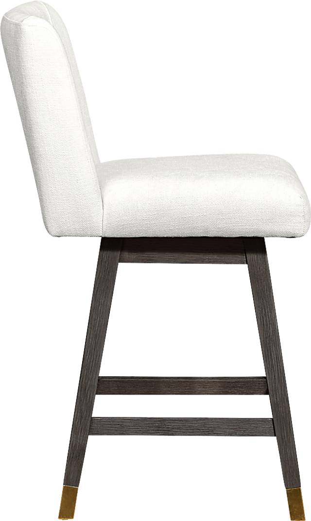 Cauthorn Ivory Swivel Counter Stool - Thumbnail - Image 5