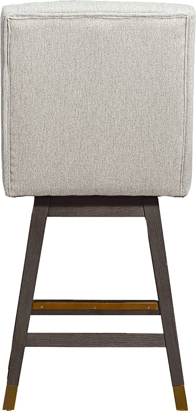 Cauthroun Beige Swivel Counter Stool - Thumbnail - Image 6