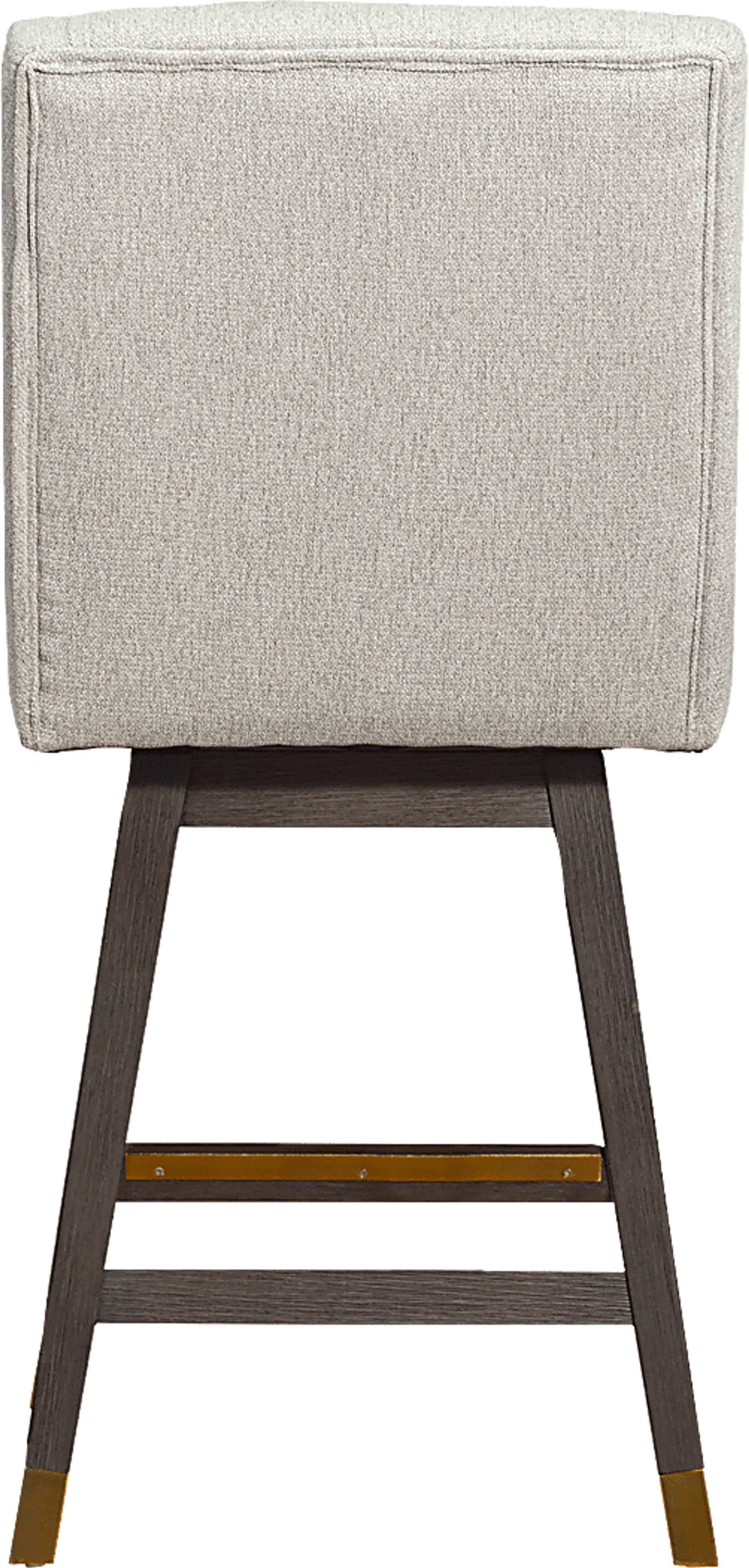 Cauthroun Beige Swivel Counter Stool - Image 6