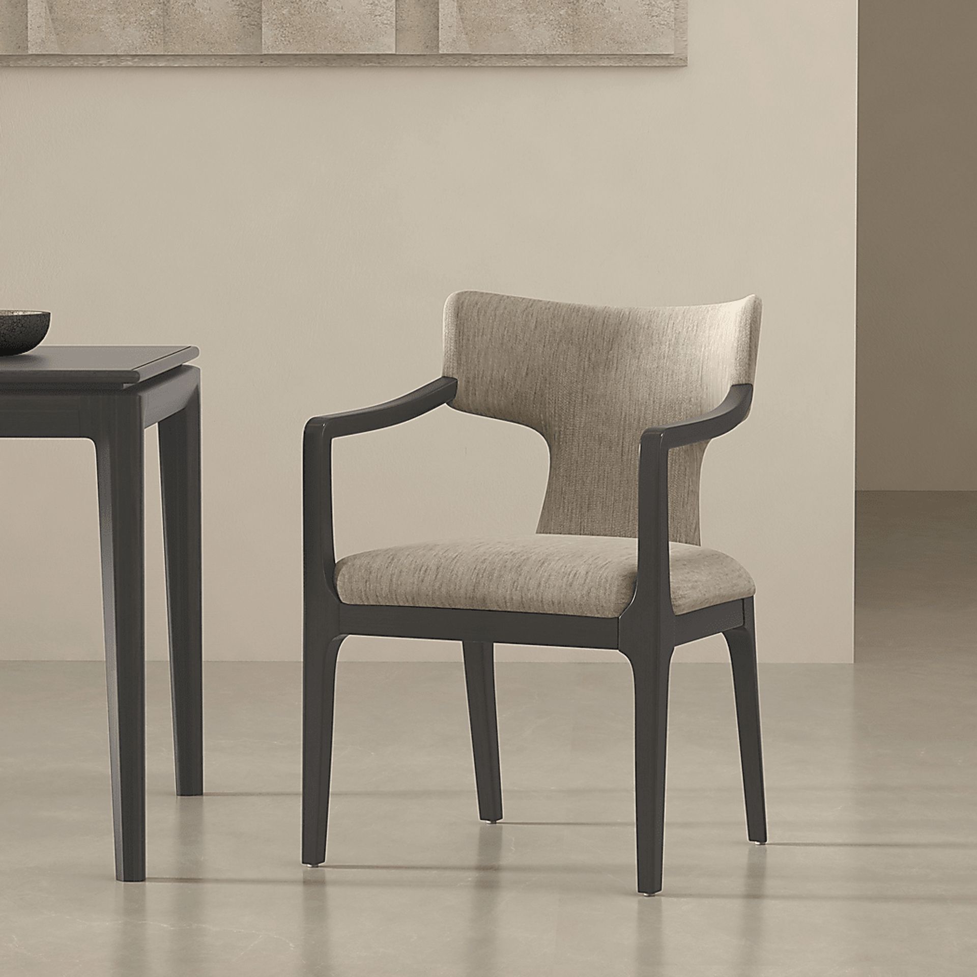 Cautri Gray Arm Chair - Image 2