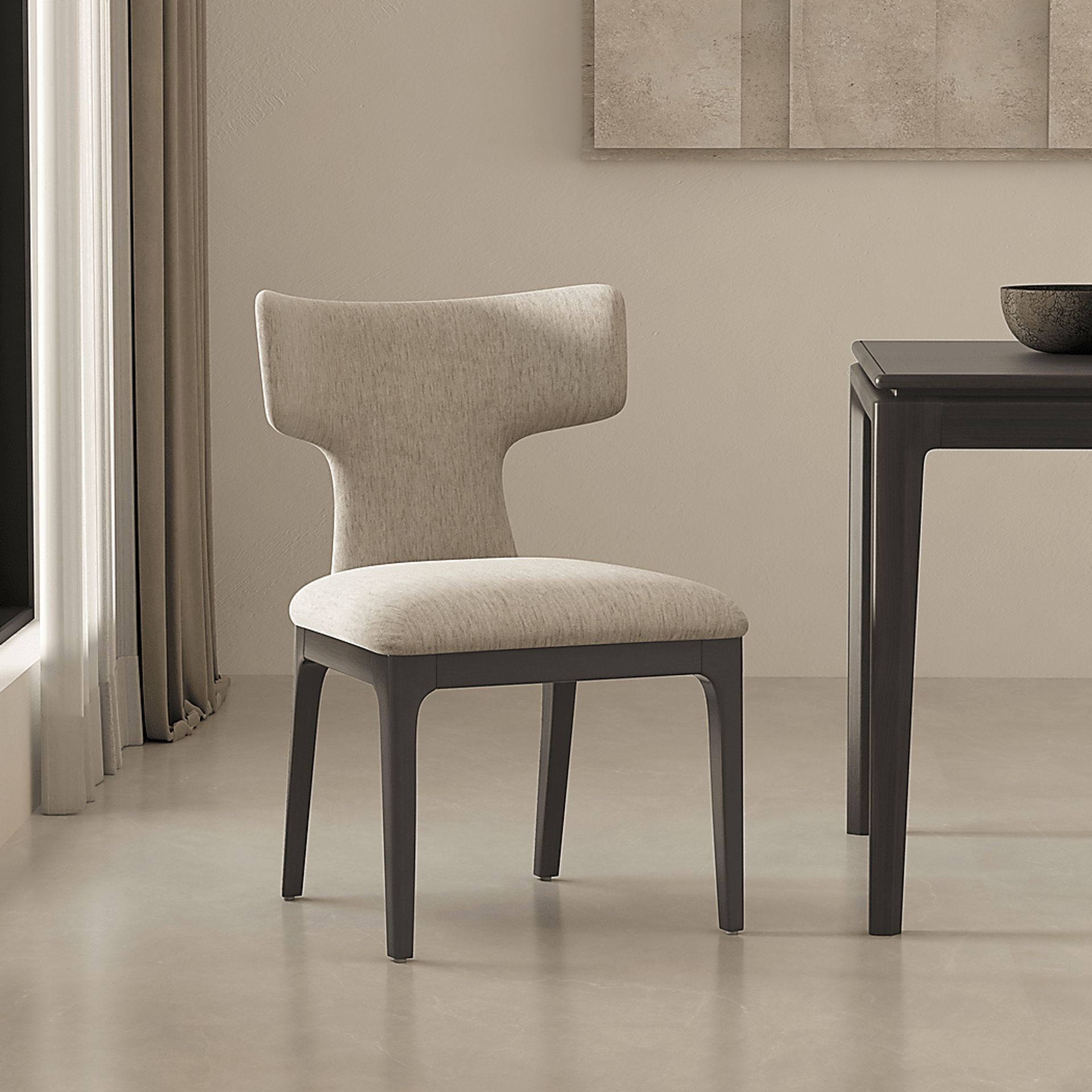 Cautri Gray Side Chair, Set of 2 - Image 2