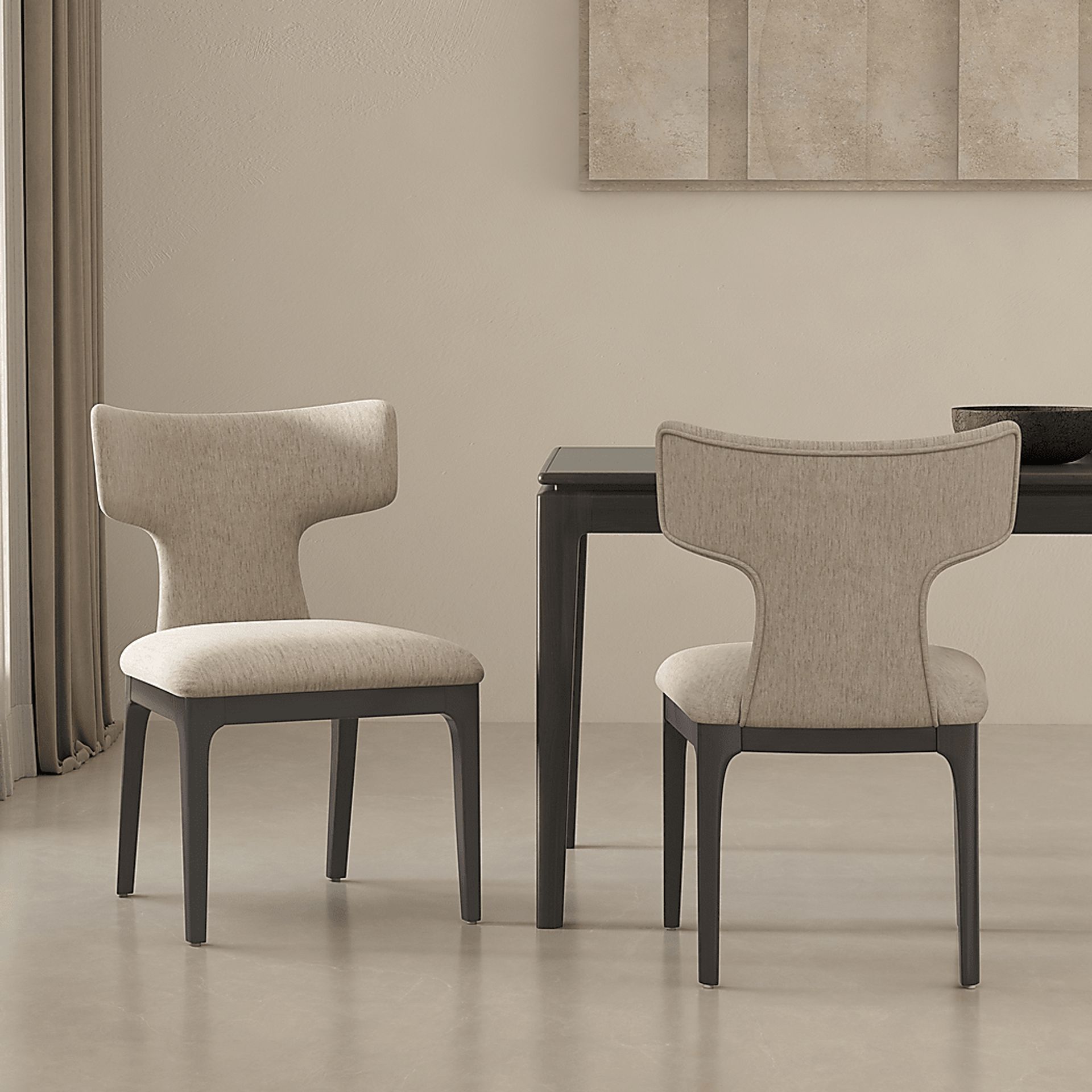 Cautri Gray Side Chair, Set of 2 - Image 3