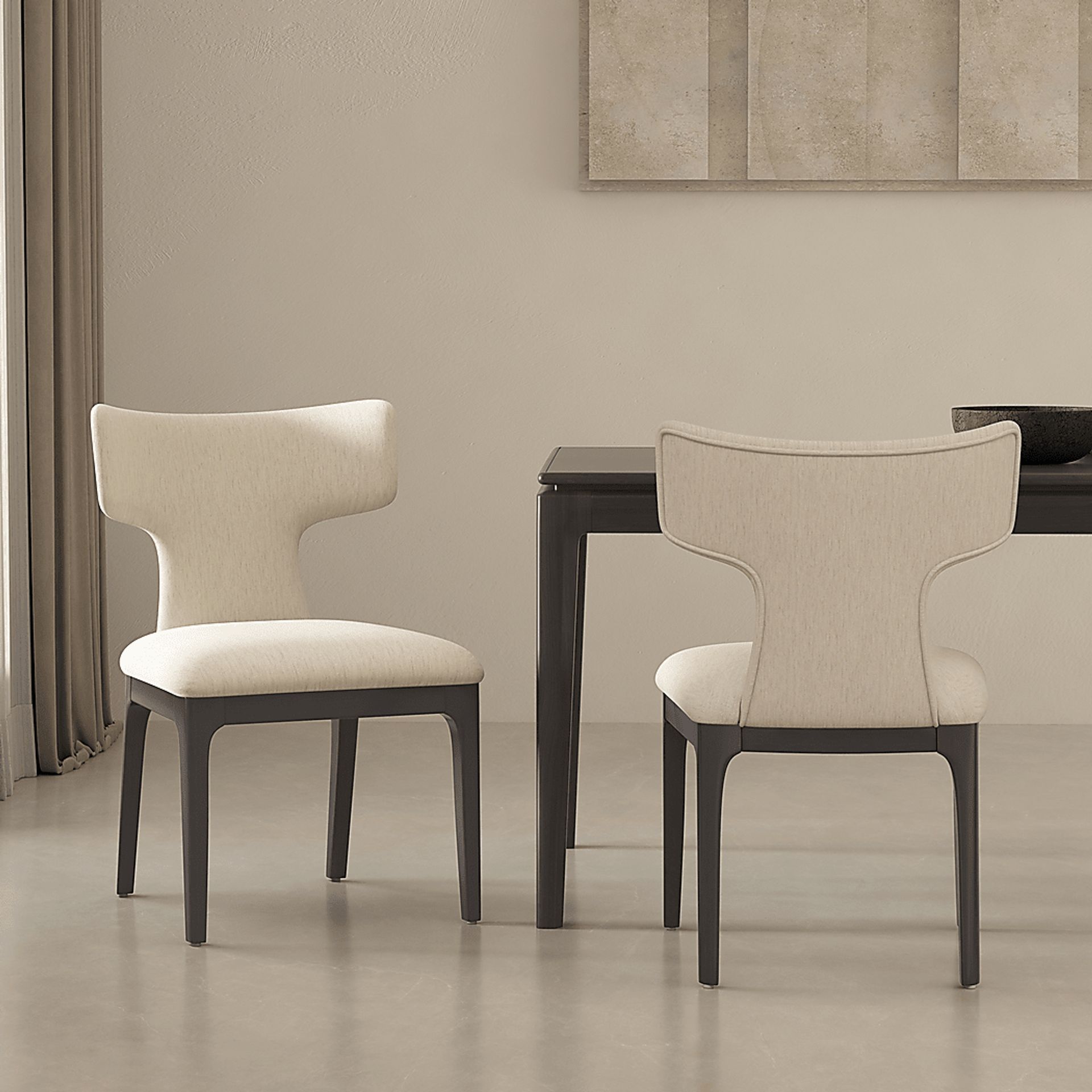 Cautri White Side Chair, Set of 2 - Image 2