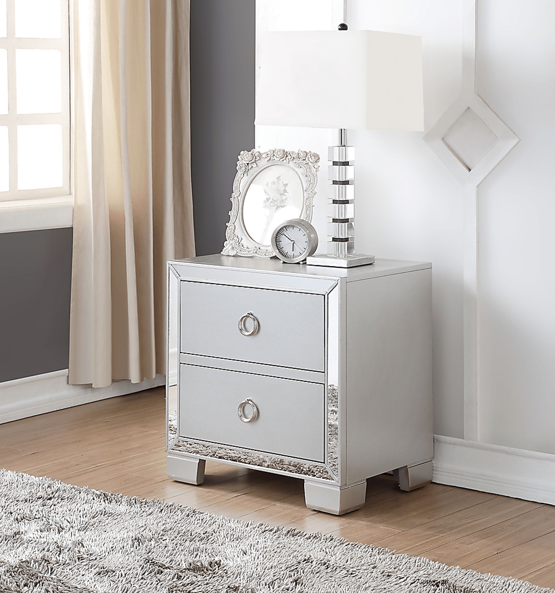 Cavaness Gray Nightstand - Image 2