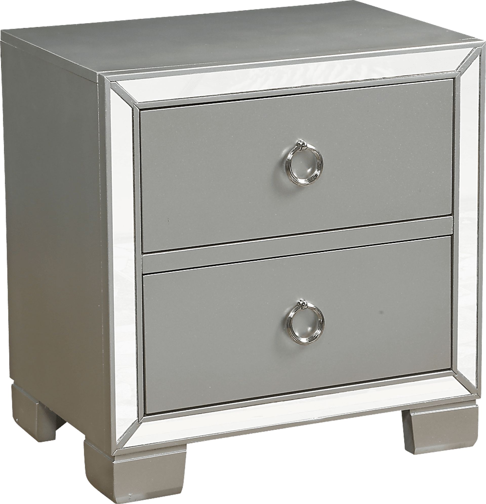 Cavaness Gray Nightstand - Image 1