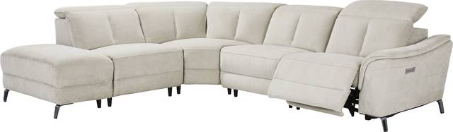 Cavani Gray 5 Pc Dual Power Reclining Sectional - Thumbnail - Image 1