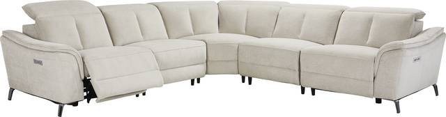 Cavani Gray 5 Pc Dual Power Reclining Sectional - Thumbnail - Image 1