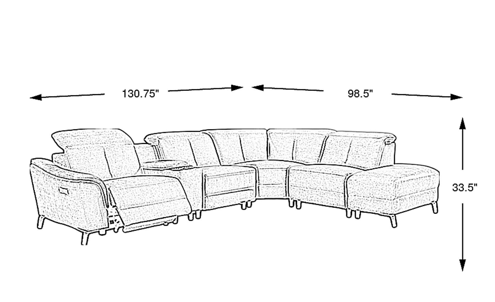 Dimension Image. Please refer to the Dimension Tab on this page for dimension details.