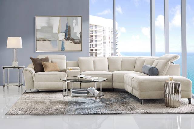 Cavani Gray 6 Pc Dual Power Reclining Sectional - Thumbnail - Image 2