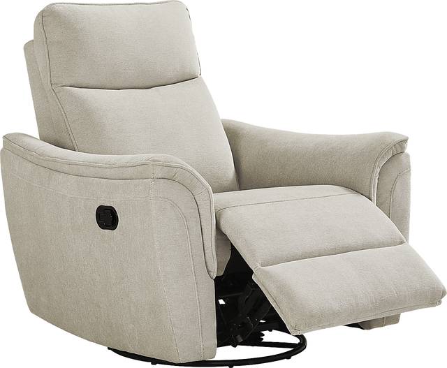 Cavani Gray Swivel Glider Recliner - Thumbnail - Image 1