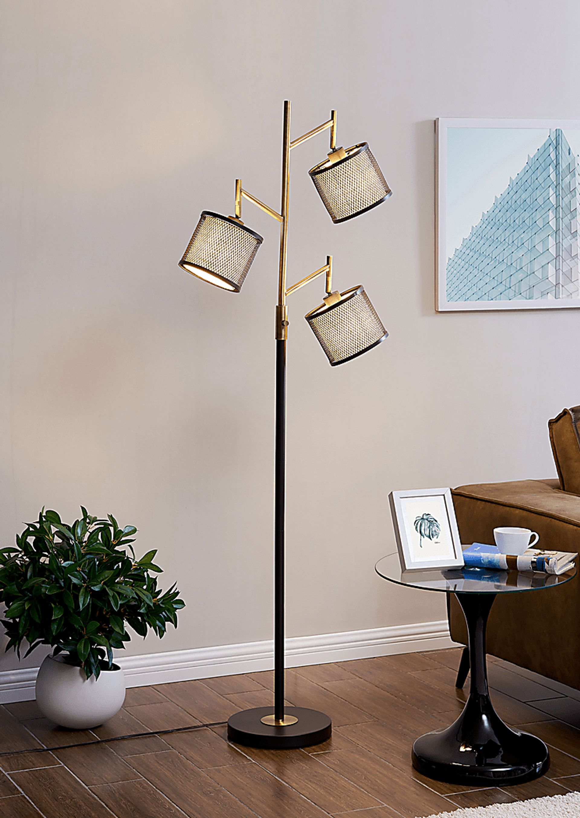 Cave Canyon Coffee Floor Lamp - Image 3