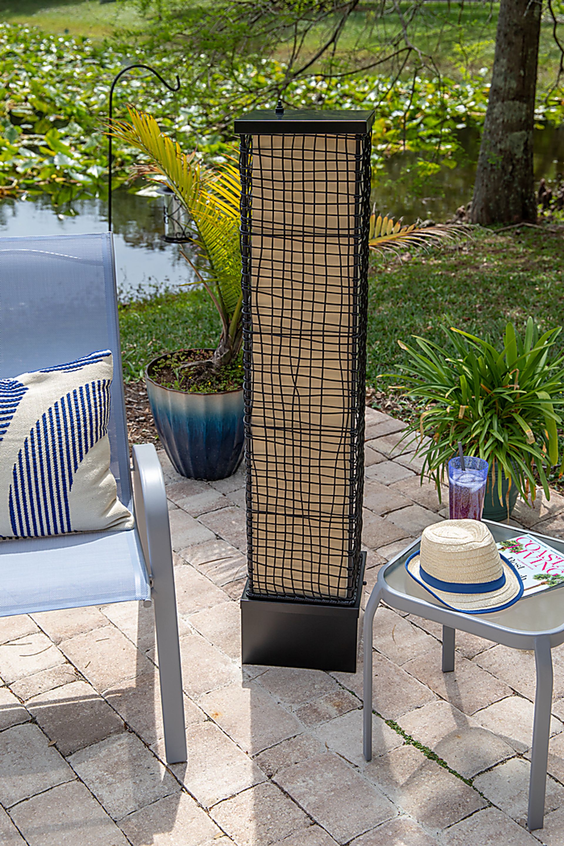 Cavea Brown Outdoor Floor Lamp - Image 2
