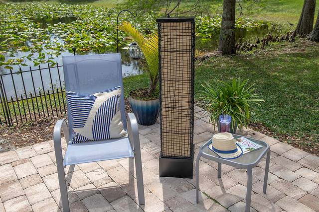 Cavea Brown Outdoor Floor Lamp - Thumbnail - Image 3