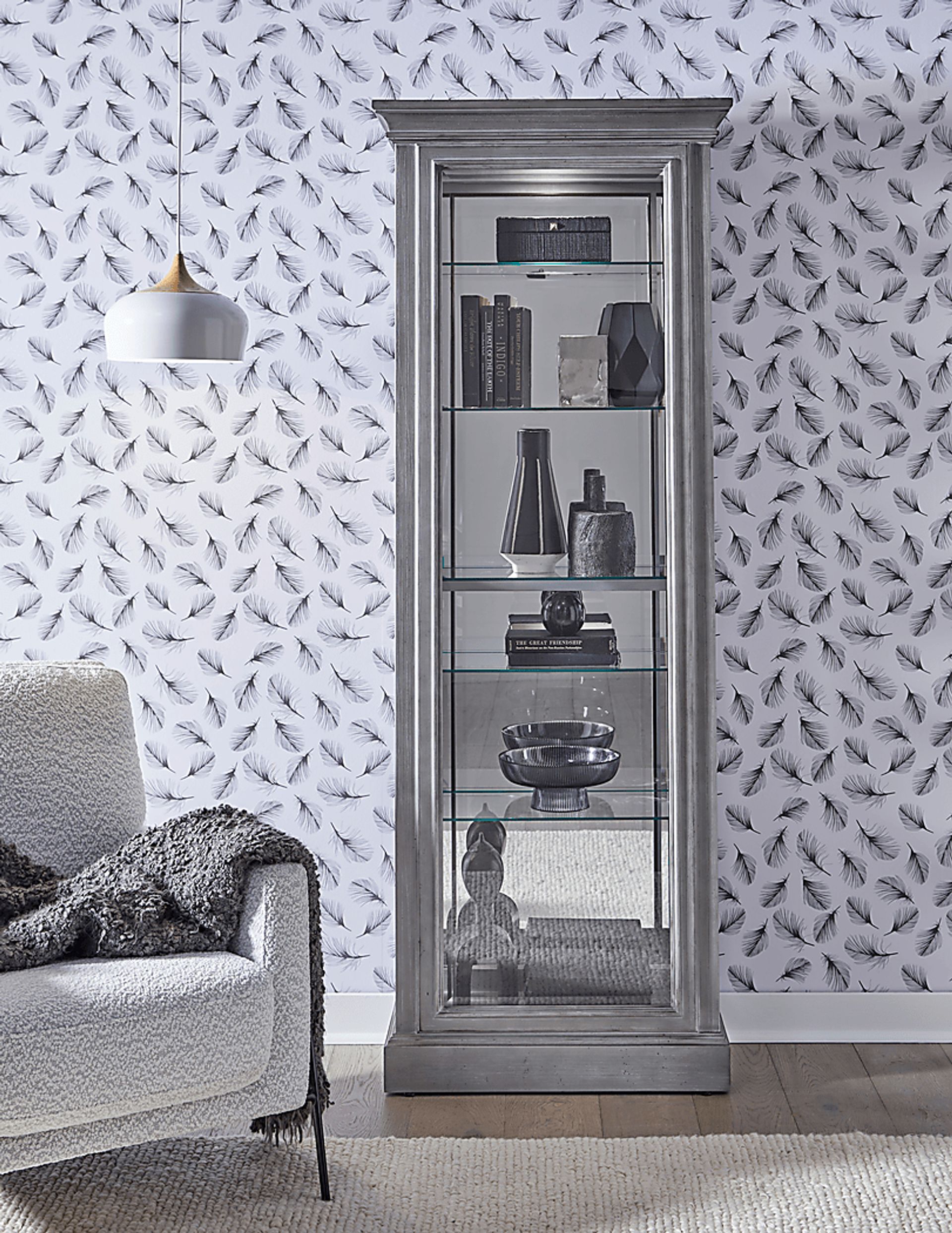 Cavecloud Gray Accent Cabinet - Image 2