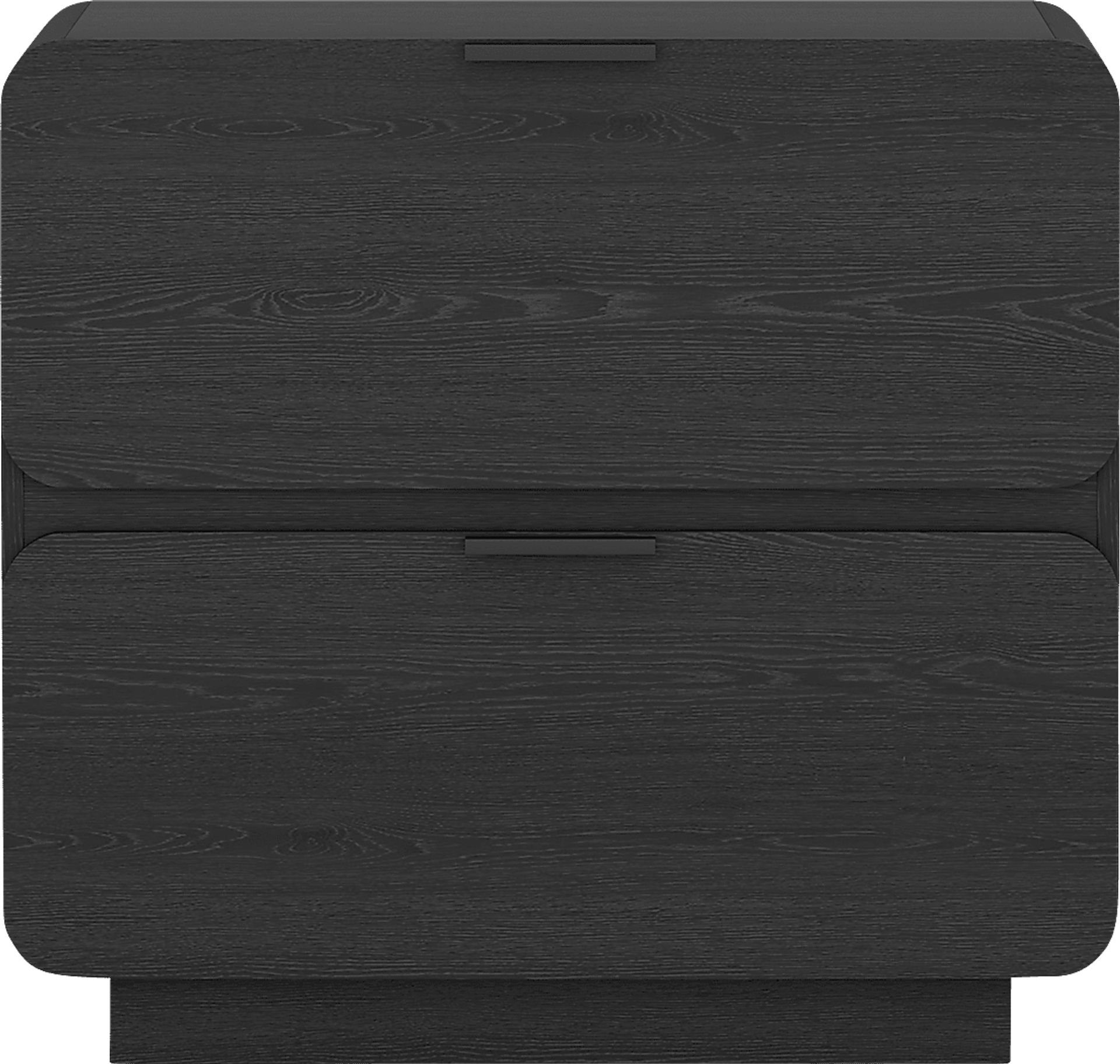 Cavernbit Black Nightstand - Image 1