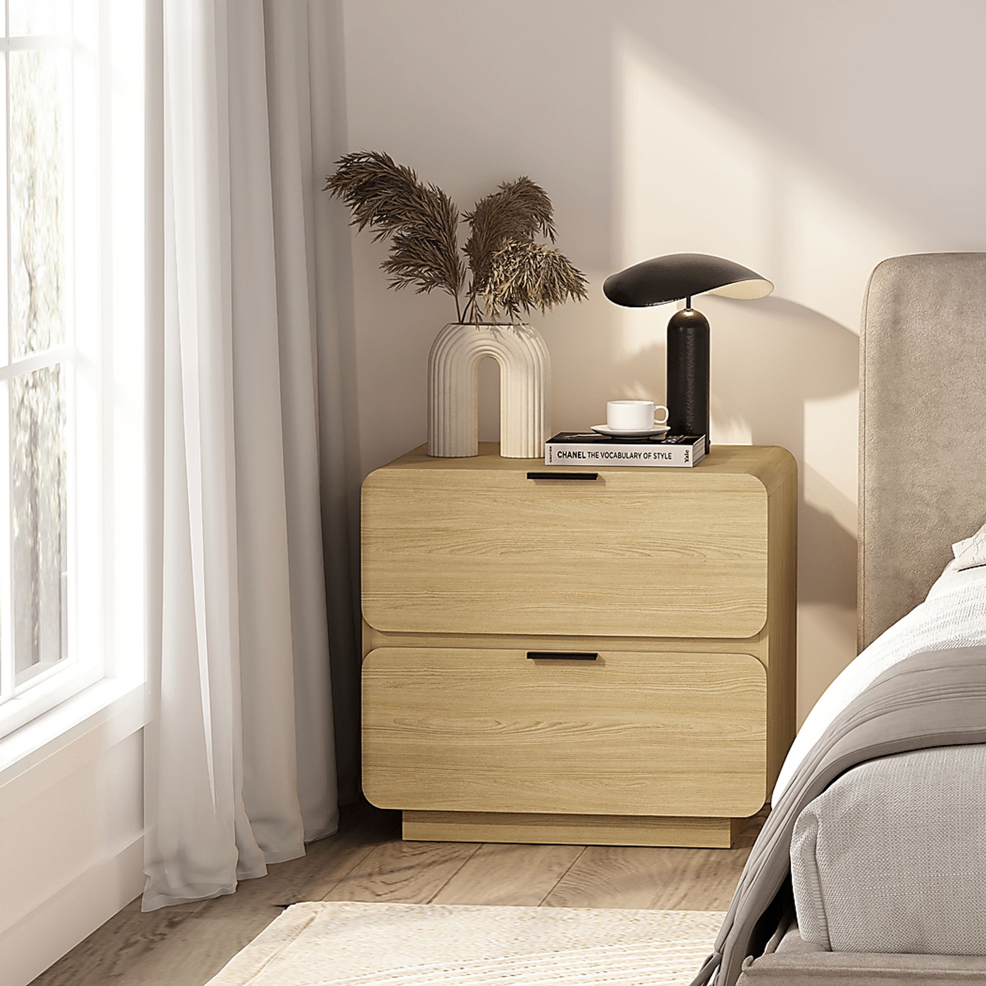 Cavernbit Natural Nightstand - Image 2